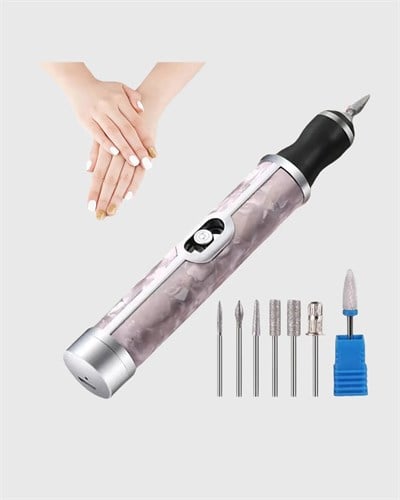 USB Şarjlı Profesyonel 20.000 RPM Elektrikli Oje Sökücü ve Tırnak Bakım Aleti