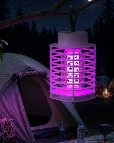 UV Işıklı Elektrikli Sinek Öldürücü Şarjlı Sessiz Çalışma Geniş Alan Etkili