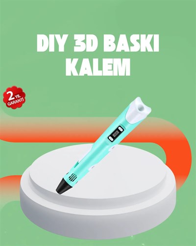 Üç Boyutlu 3D Yazıcı Kalem ABS ve PLA Uyumlu