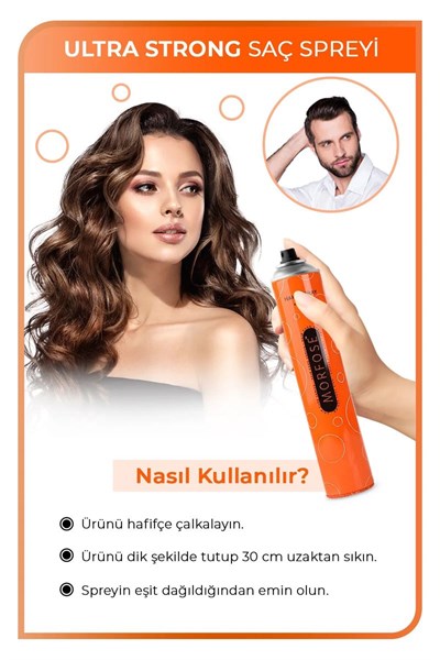 Ultra Strong Saç Spreyi 400 ML - mrfs
