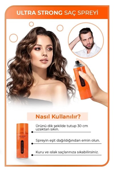 Ultra Strong Saç Spreyi 75 ML - Güçlü Tutuş - mrfs