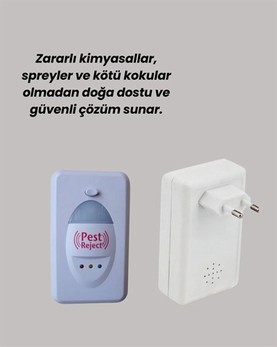 Ultrasonik Teknolojili Elektronik Haşere Kovucu