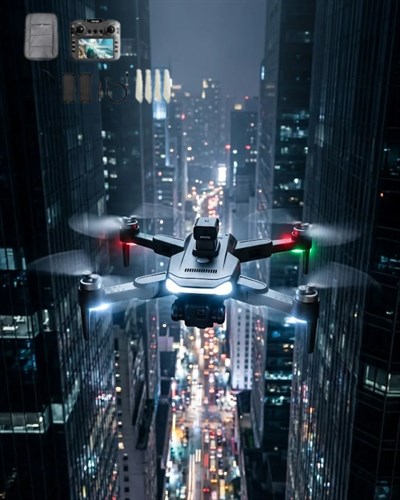 Uzaktan Kontrollü 4K Drone Akıllı Uçuş Modları ve Geniş Açılı Kamera Özellikli