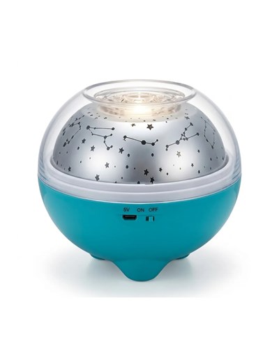 Uzaktan Kumandalı Döner Yıldız Projeksiyon Lambası Bluetooth Hoparlör ve Renk Değiştirme Özelliği