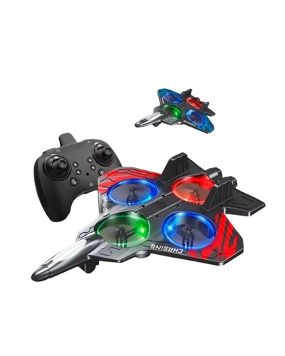 Uzaktan Kumandalı Drone Uçak LED Işıklı 360 Derece Akrobatik Hareket Özellikli