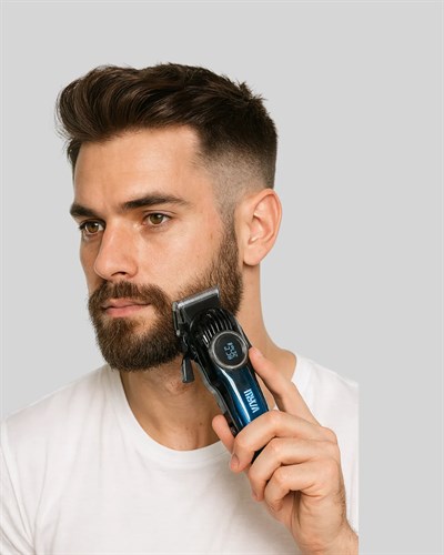 Uzun Çalışma Süreli LCD Göstergeli Saç Kesme Makinesi