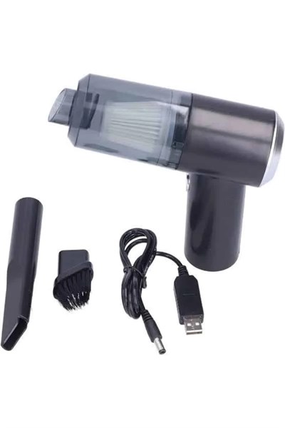 Vakumlu Araç İçi Süpürge Taşınabilir Pratik Şarjlı Temizlenebilir
