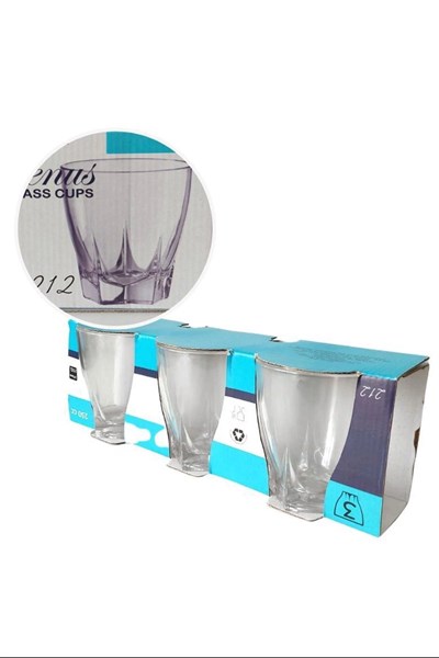 Venüs 3lü Su Bardağı 250Ml Royaleks-212