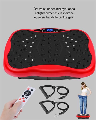 Vücut Sıkılaştırmaya Yardımcı Titreşimli Fitness Platformu