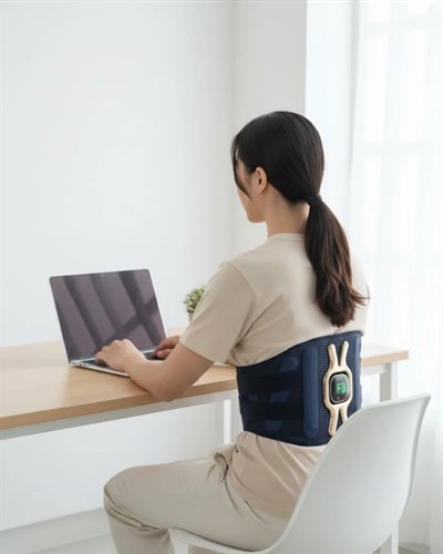 Vücut ve Karın Bölgesi İçin Isıtmalı Masaj Kemeri