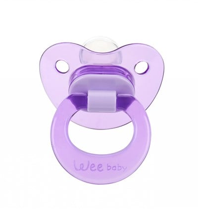 Wee Baby Akide Silikon Damaklı Emzik No:1 (Askılı)