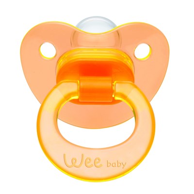 Wee Baby Akide Silikon Damaklı Emzik No:1 (Askılı)