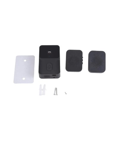 WiFi Akıllı Kapı Zili 85 Derece Geniş Açı Android iOS Uyumlu