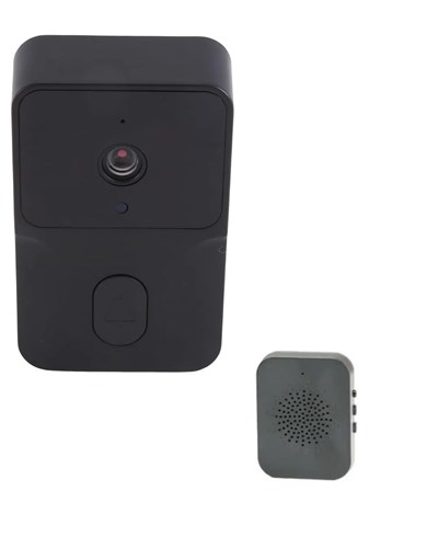 WiFi Akıllı Kapı Zili 85 Derece Geniş Açı Android iOS Uyumlu