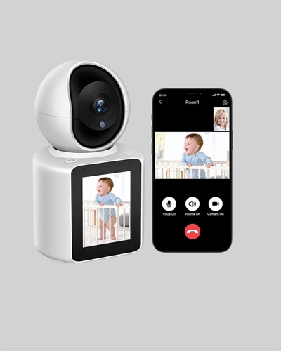 WiFi İç Mekan Kamera 2K Gece Görüşlü Çift Yönlü Görüntü Konuşma Destekli