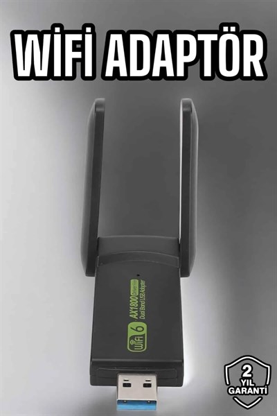 Wifi Adaptör Çift Bantlı Kablosuz Wifi Adaptörü