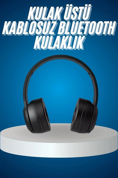 Wireless 5.0 Bluetooth Kablosuz Kulaklık ANC Özellikli Kulak Üstü Ayarlanabilir