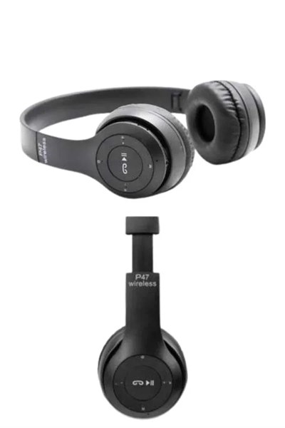 Wireless 5.0 Bluetooth Kablosuz Kulaklık ANC Özellikli Kulak Üstü Ayarlanabilir