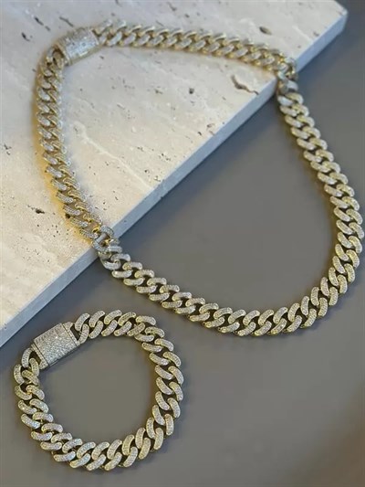 Xuping Gurmet Set  Kolye - Altın