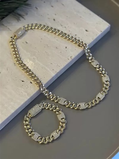 Xuping Gurmet Set  Kolye - Altın