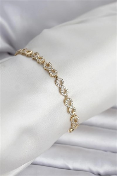 Xuping Zirkon Taşlı Sonsuzluk Model Kadın Bileklik