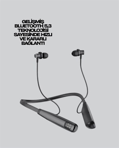 Y12 Bluetooth Kablosuz Kulaklık – LCD Pil Ekranı, Kompozit Diyafram, Dokunmatik Panel
