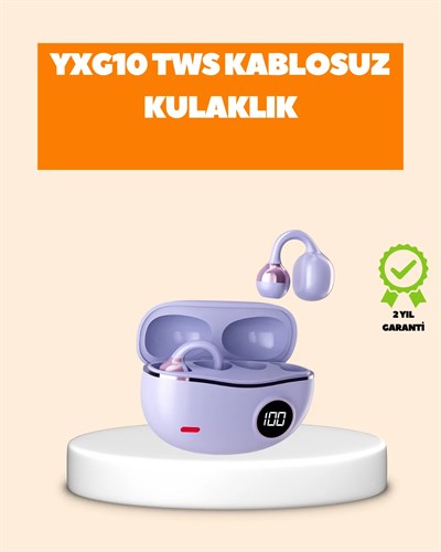 YXG10 Klipsli Açık Kulaklık – Spor İçin Uygun, APTX Ses, Ergonomik Yapı