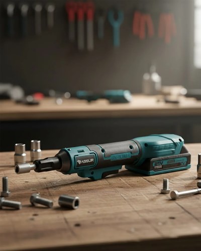 Yandan Sıkma Somun İşlemleri İçin 21V Akülü Cırcır Anahtar