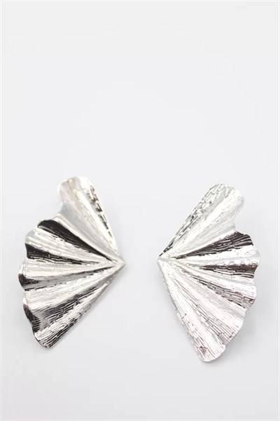 Yaprak Küpe - Gümüş