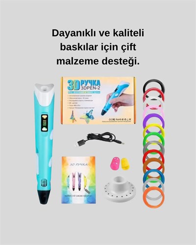 Yaratıcı Çizim ve Modelleme İçin Profesyonel 3D Yazıcı Kalem