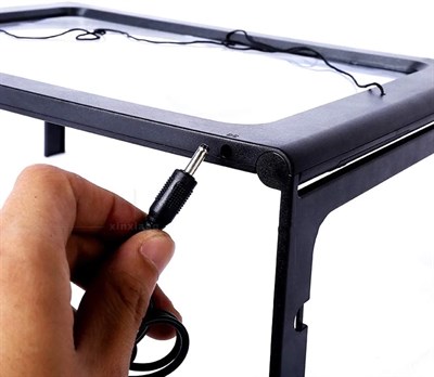 Yaşlılar için A4 boyutu masa tipi ışıklı okuma büyüteç th