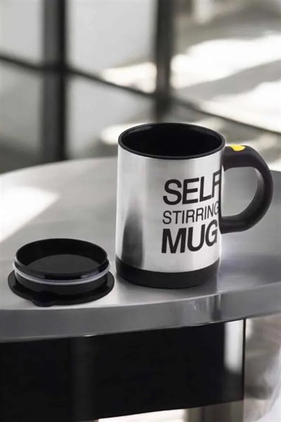 Yazılı Kupa Kendi Kendini Karıştıran Mikser Kupa Termos Bardak