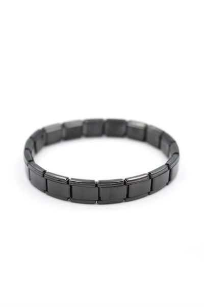 Yazısız Nomi Bilezik - Siyah