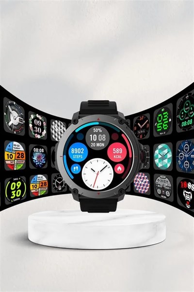 Yeni Model Akıllı Saat GPS Uyumlu Uyku ve Sağlık Takibi Sesli Görüşme