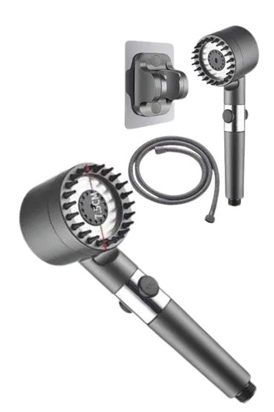 Yeni Nesil Duş Başlığı Paslanmaz Çelik Masaj Etkili Ergonomik Tasarım Su Basınçlı