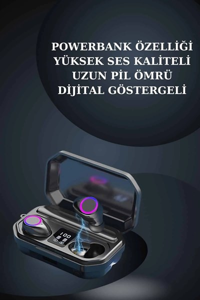 Yeni Nesil Kampanyası Bluetooth Bağlantılı Akıllı Saat ve Kablosuz Kulaklık Dijital Göstergeli