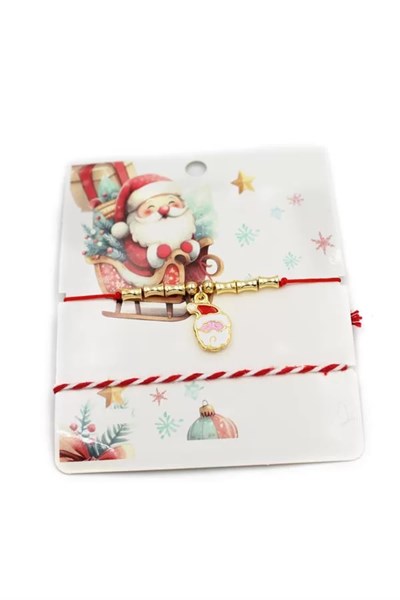 Yeni Yıl İp Bileklik - Kırmızı