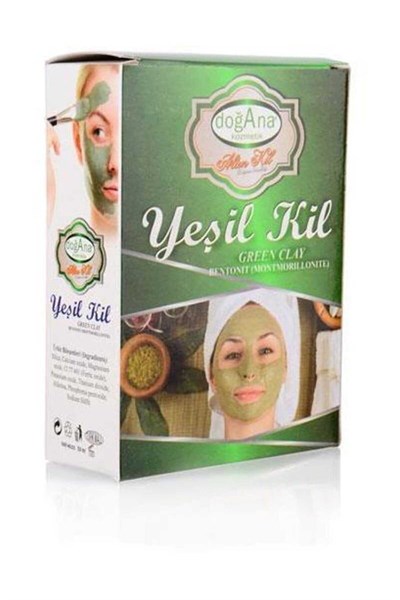Yeşil Kil Öğütülmüş Doğal Saf Naturel 250 gr mudanis