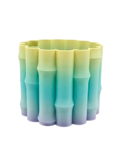 Yeşil Tonlu Dekoratif Vazo Modern Tasarım Salon Ofis Masa Üstü Aksesuar