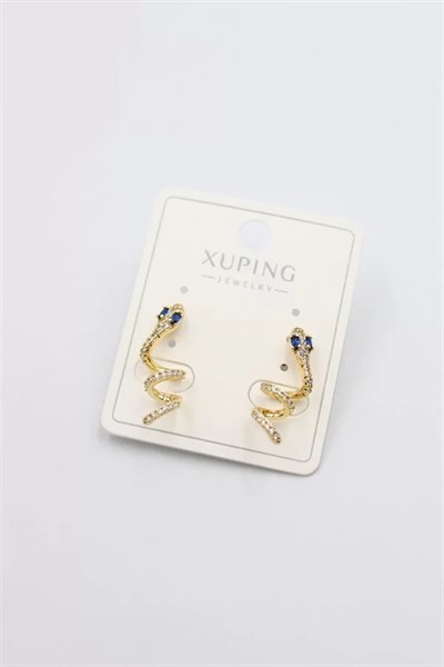 Yılan Küpe - Altın