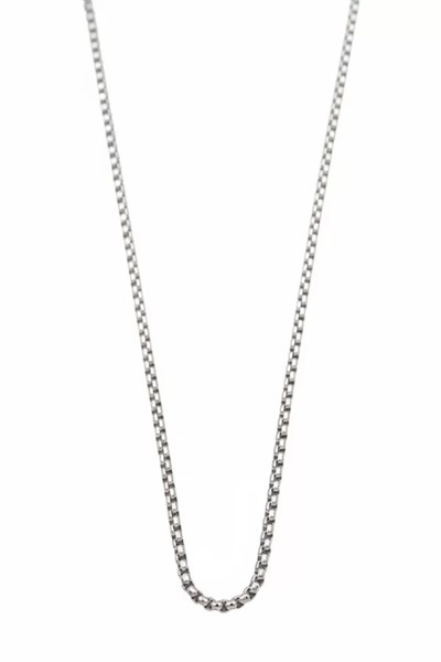 Yılan Zincir Kolye - 45 cm - Gümüş