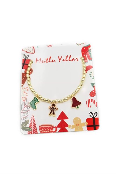 Yılbaşı Bileklik - Altın