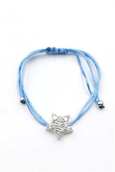Yıldız İp Bileklik - Turkuaz