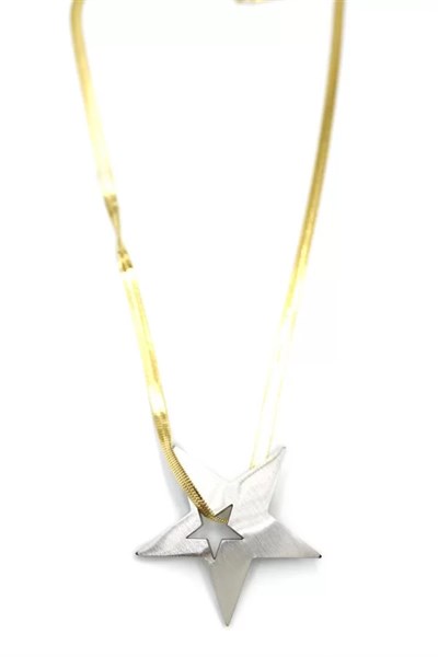 Yıldız Kolye - Gümüş