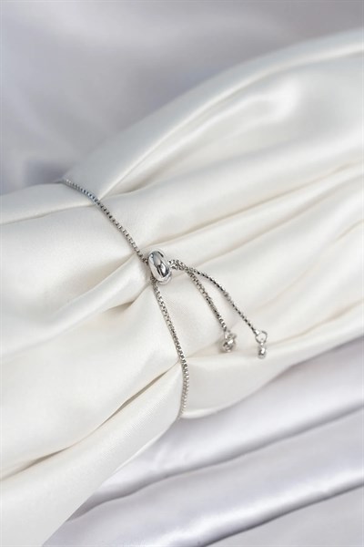 Yıldız Model Asansörlü Gümüş Renk Kadın Bileklik