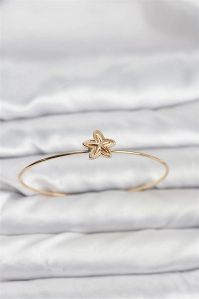 Yıldız Model Gold Renk Bileklik