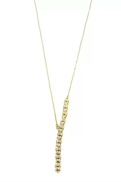 Yıldız Y Kolye - Altın