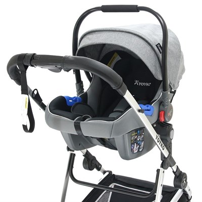 Yoyko City Seyahat Sistem Bebek Arabası 3 in 1 Lacivert Silver
