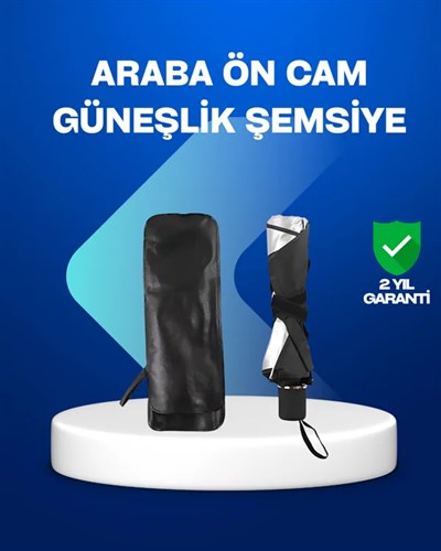 Yüksek Kaliteli Cam Elyaf İskeletli Araba Şemsiyesi – Tüm Araçlara Uygun