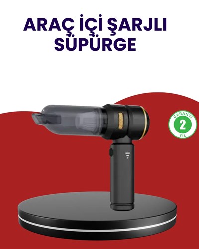 Yüksek Performanslı Araç İçi El Süpürgesi